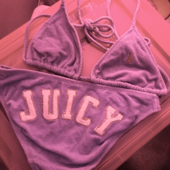 - Purple juicy couture bikini with cover up. - Picture 2 of 4